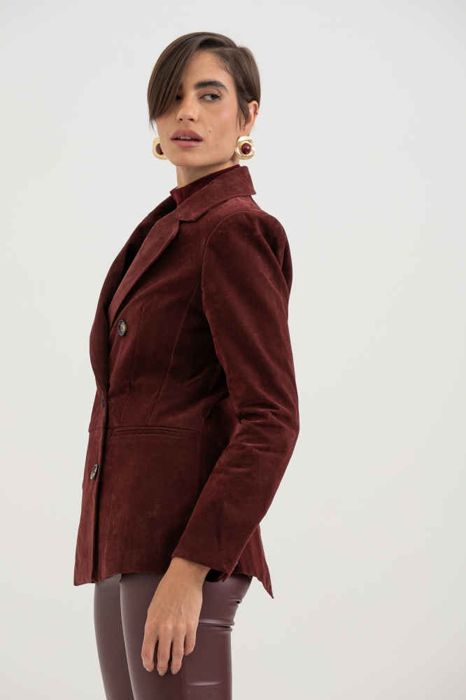 9038557 - Blazer Suede VINHO