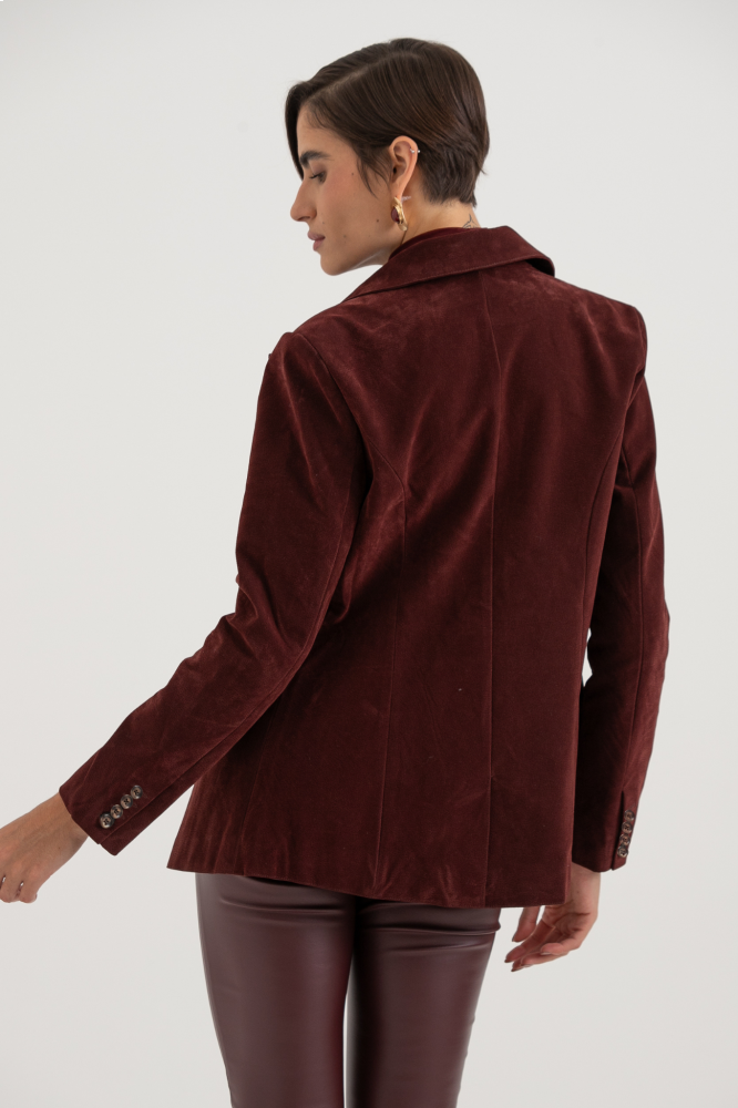 9038557 - Blazer Suede VINHO
