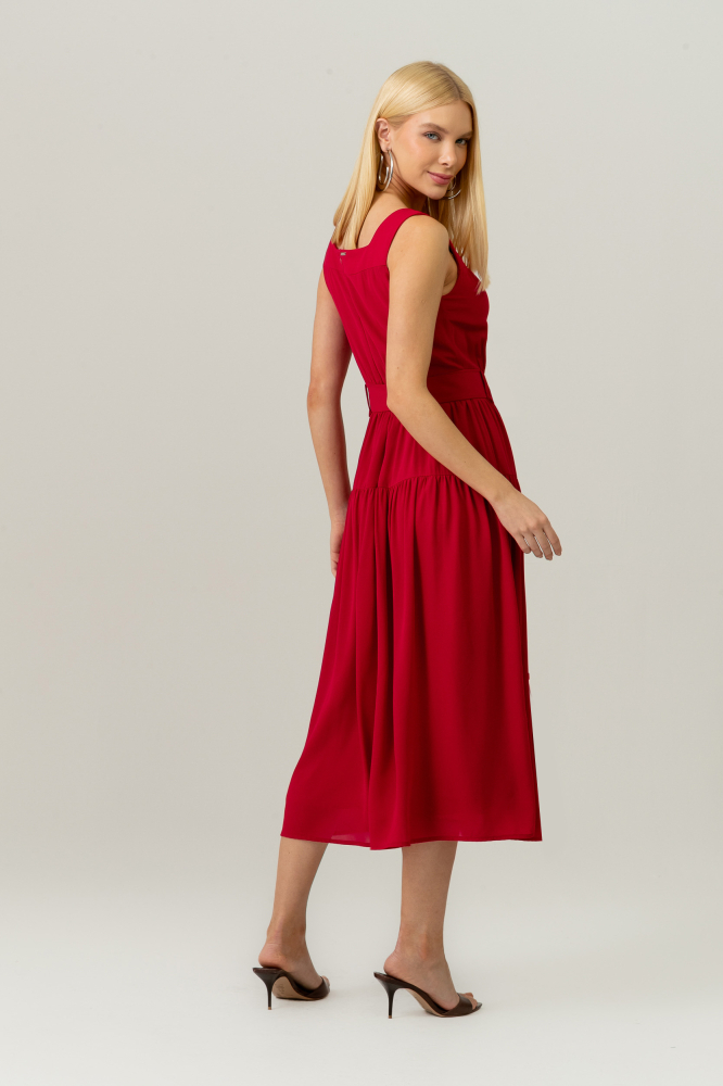 9038586 - Vestido Botões Ana VERMELHO 9038586 - Vestido Botões Ana VERMELHO
