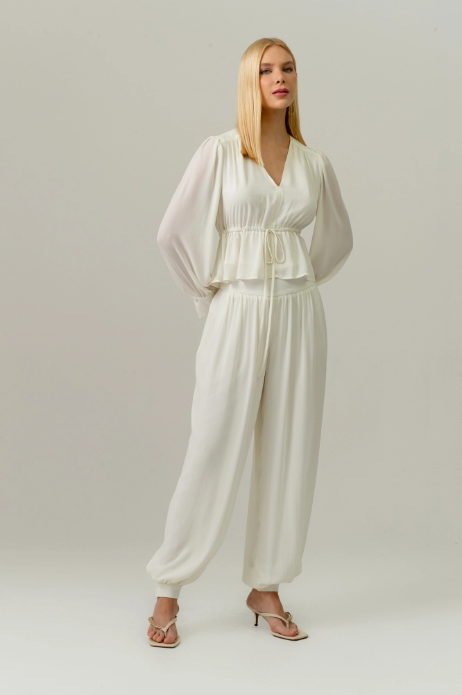 9038633 - Calça Aladim Ana OFF-WHITE 9038633 - Calça Aladim Ana OFF-WHITE - Imagem 1