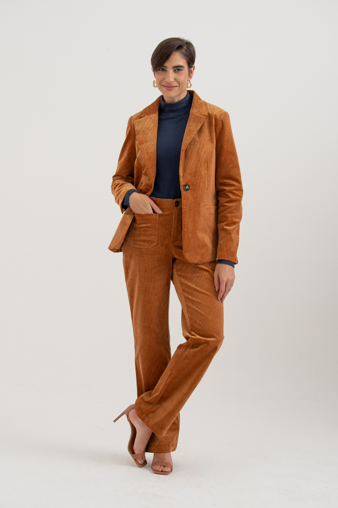 9038650 - Blazer De Veludo Cotelê CAMEL 9038650 - Blazer De Veludo Cotelê CAMEL