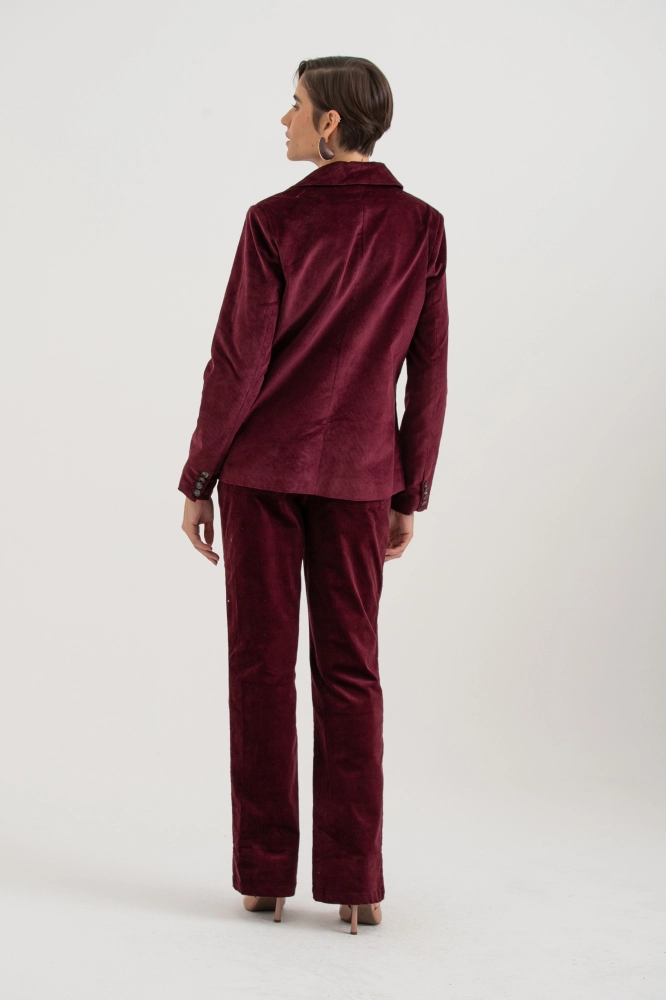 9038652 - Calça Flare Veludo Cotelê VINHO 9038652 - Calça Flare Veludo Cotelê VINHO - Imagem 2