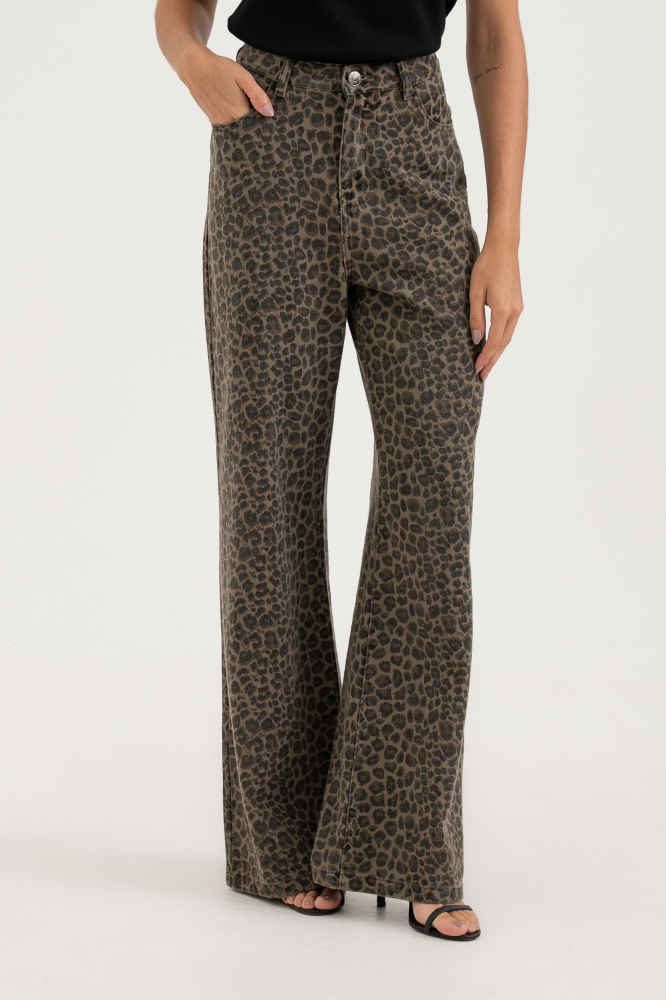 9038660 - Calça Sarja Animal Print LEOPARDO 9038660 - Calça Sarja Animal Print LEOPARDO