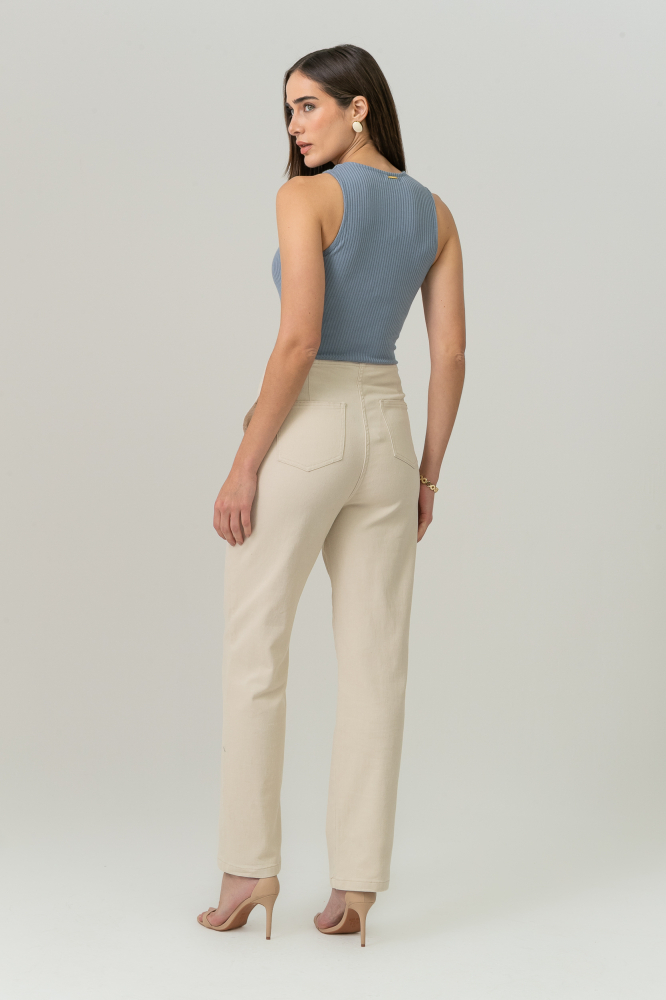 9038666 - Calça Sarja Anne OFF-WHITE
