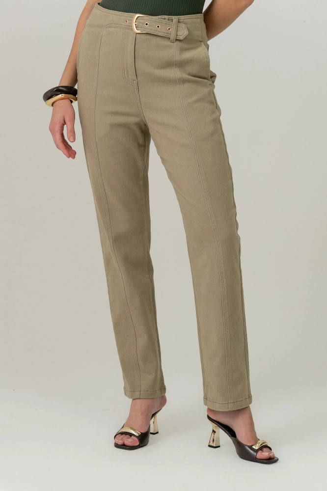 9038666 - Calça Sarja Anne VERDE 9038666 - Calça Sarja Anne VERDE - Imagem 2