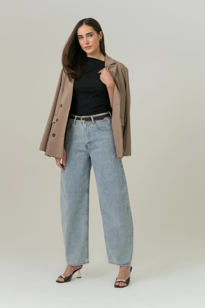 9038668 - Calça Jeans Baloon Giverny AZUL CLARO 9038668 - Calça Jeans Baloon Giverny AZUL CLARO - Imagem 1