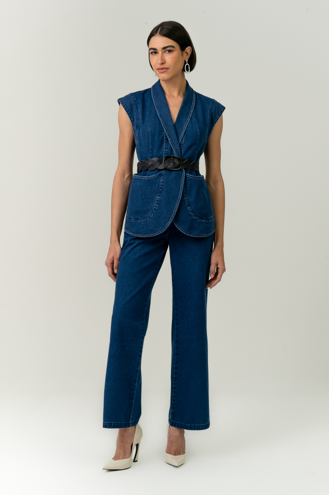 9038673 - Kimono Jeans Trança JEANS 9038673 - Kimono Jeans Trança JEANS