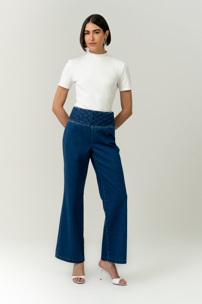 9038674 - Calça Jeans Trançado JEANS 9038674 - Calça Jeans Trançado JEANS