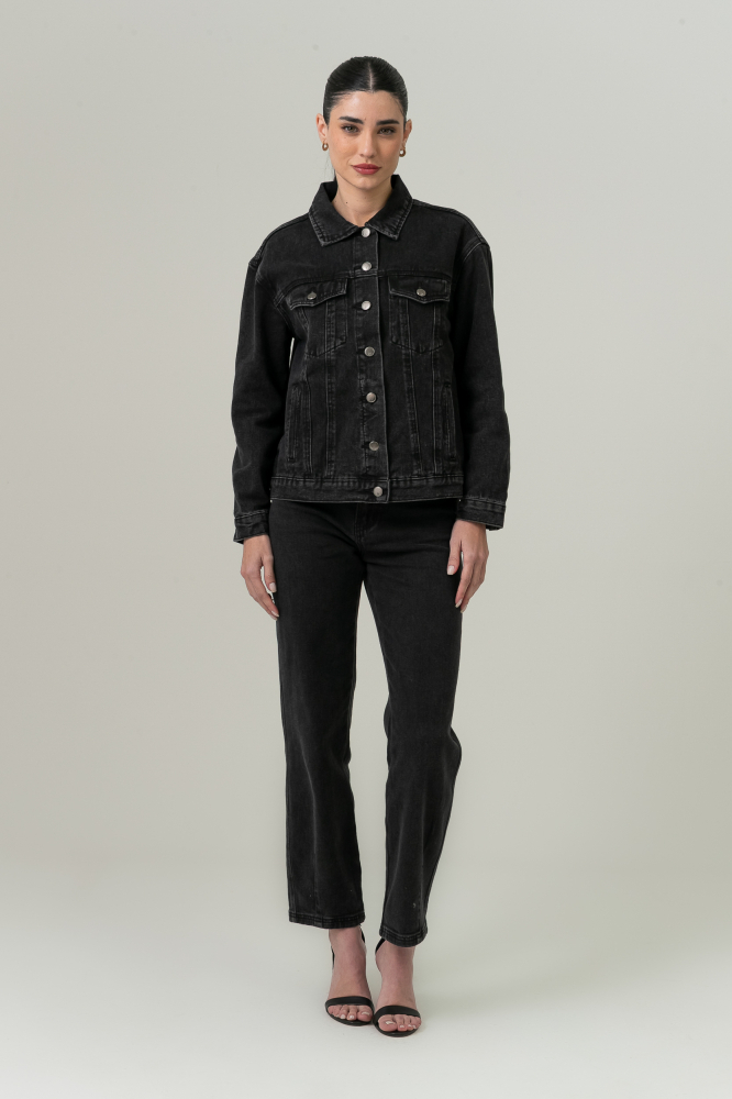 9038675 - Calça Jeans Carrot Noir PRETO 9038675 - Calça Jeans Carrot Noir PRETO