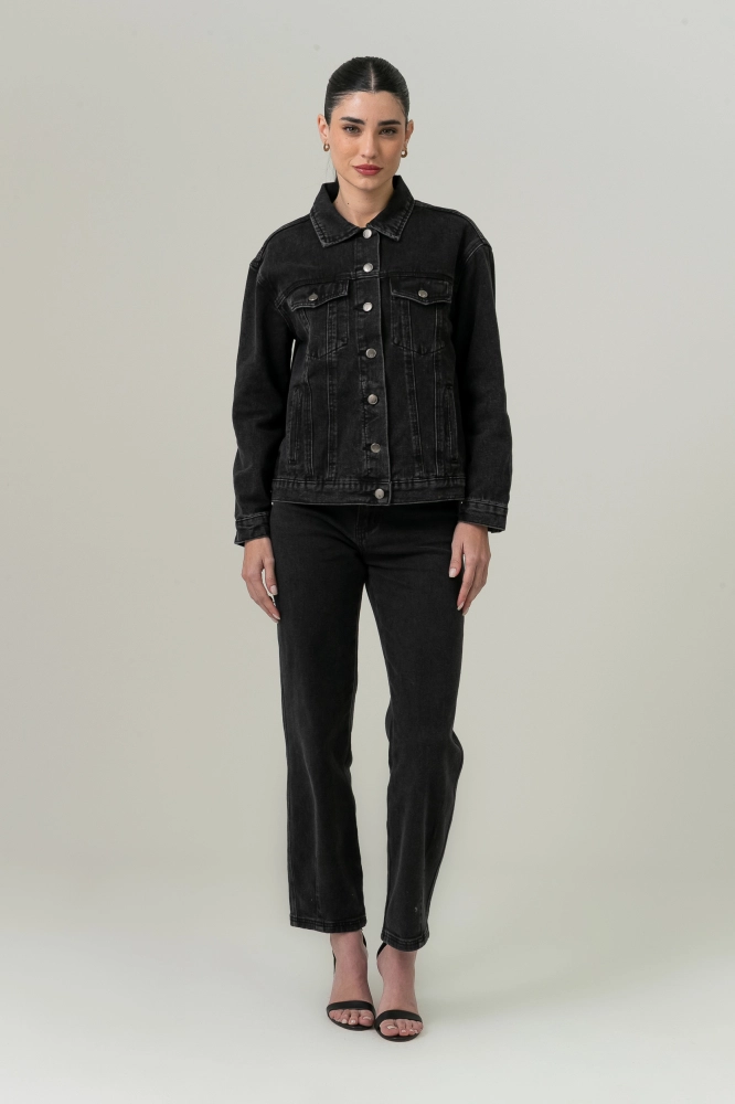 9038675 - Calça Jeans Carrot Noir PRETO - Imagem 2