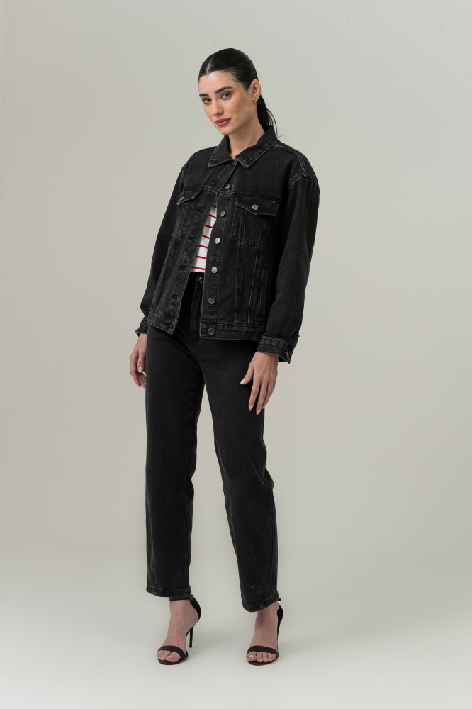 9038675 - Calça Jeans Carrot Noir PRETO 9038675 - Calça Jeans Carrot Noir PRETO