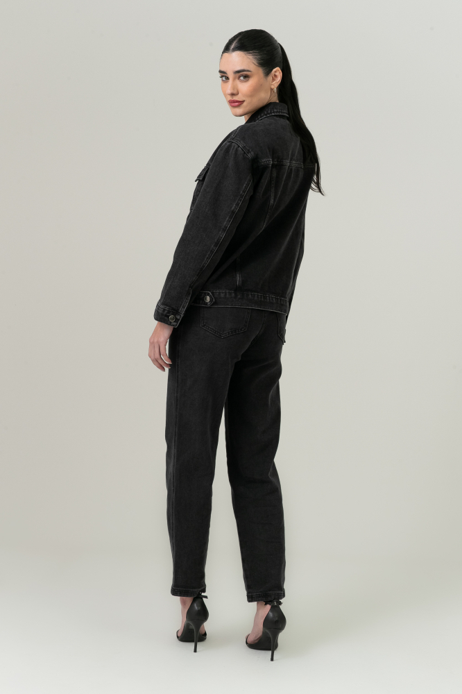 9038675 - Calça Jeans Carrot Noir PRETO 9038675 - Calça Jeans Carrot Noir PRETO