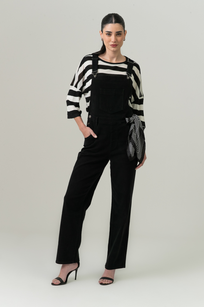 9038677 - Jardineira Sarja Noir PRETO 9038677 - Jardineira Sarja Noir PRETO