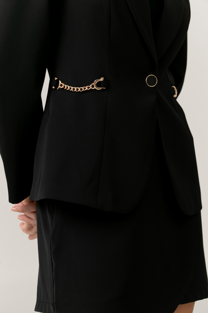 9038682 - Blazer Com Corrente PRETO