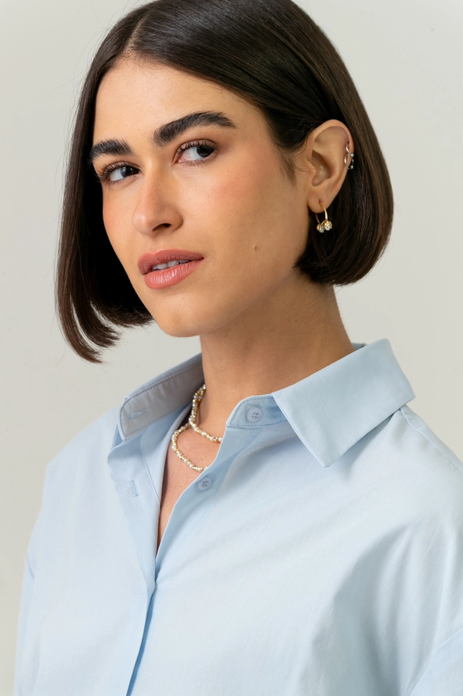 9038686 - Camisa Oversized AZUL 9038686 - Camisa Oversized AZUL - Imagem 2