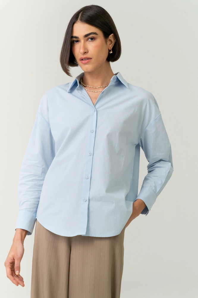9038686 - Camisa Oversized AZUL 9038686 - Camisa Oversized AZUL - Imagem 1