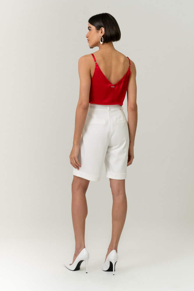 9038689 - Bermuda Cinto Sophia OFF-WHITE 9038689 - Bermuda Cinto Sophia OFF-WHITE