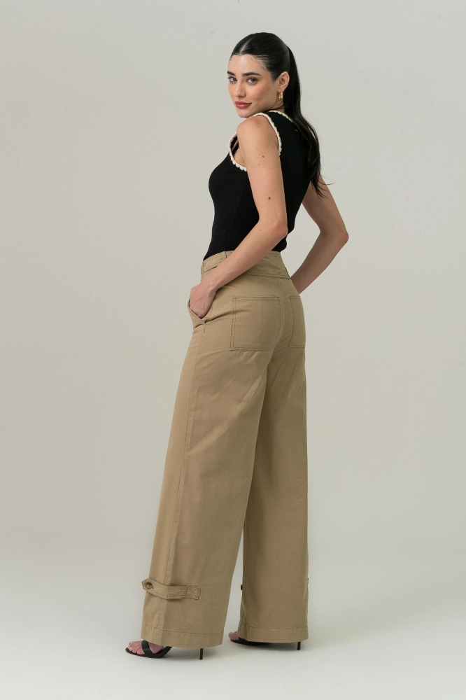 9038690 - Calça Sarja Lana BEGE 9038690 - Calça Sarja Lana BEGE - Imagem 2
