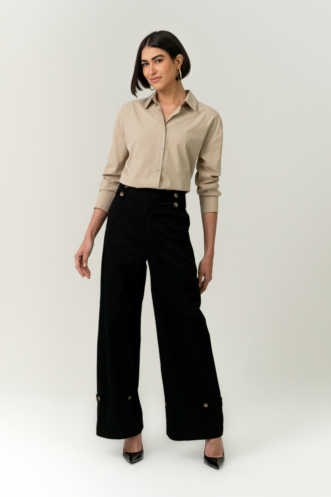 9038690 - Calça Sarja Lana PRETO 9038690 - Calça Sarja Lana PRETO