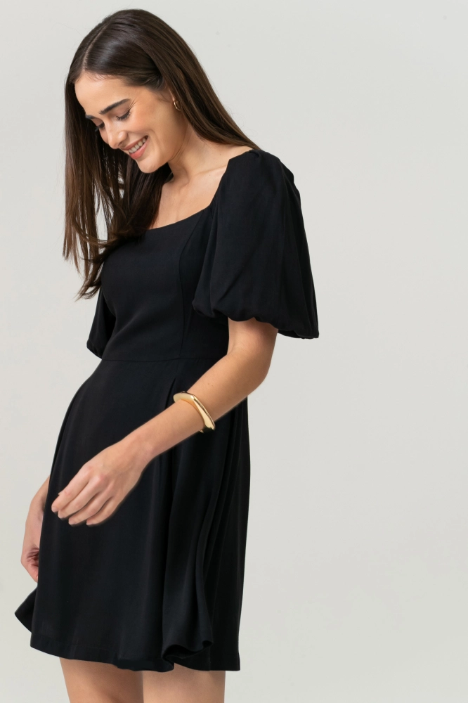 9038694 - Vestido Curto Melissa PRETO 9038694 - Vestido Curto Melissa PRETO - Imagem 2