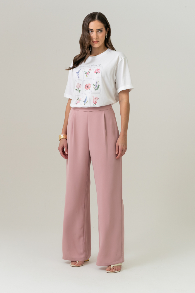 9038713 - Camiseta Fleurs De Giverny OFF-WHITE