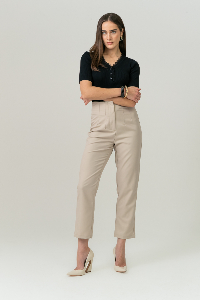 9038728 - Calça Slim Lucy BEGE