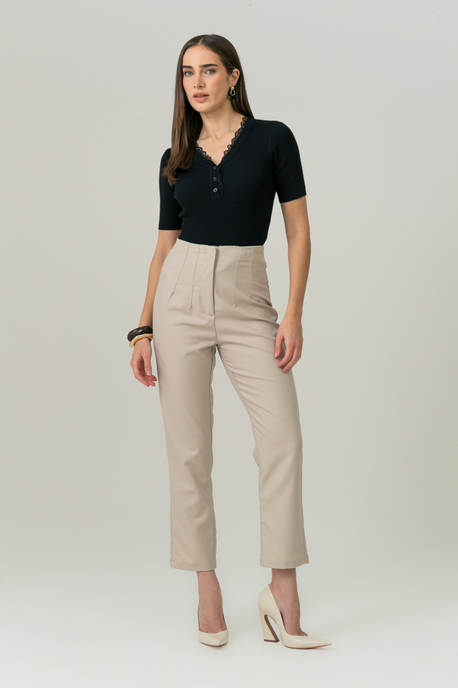 9038728 - Calça Slim Lucy BEGE