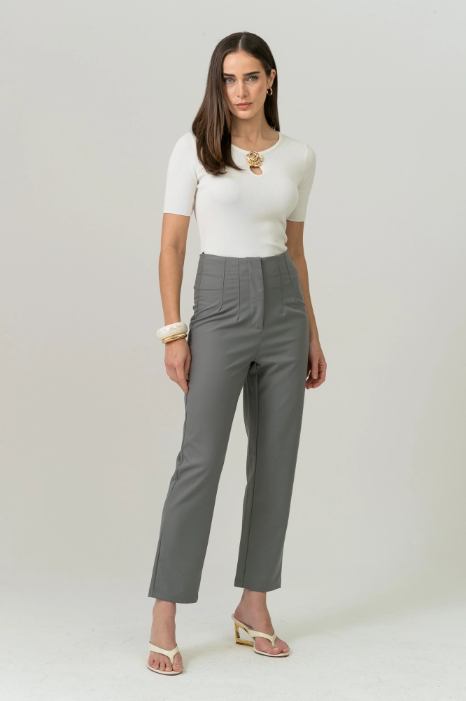 9038728 - Calça Slim Lucy CINZA 9038728 - Calça Slim Lucy CINZA - Imagem 1