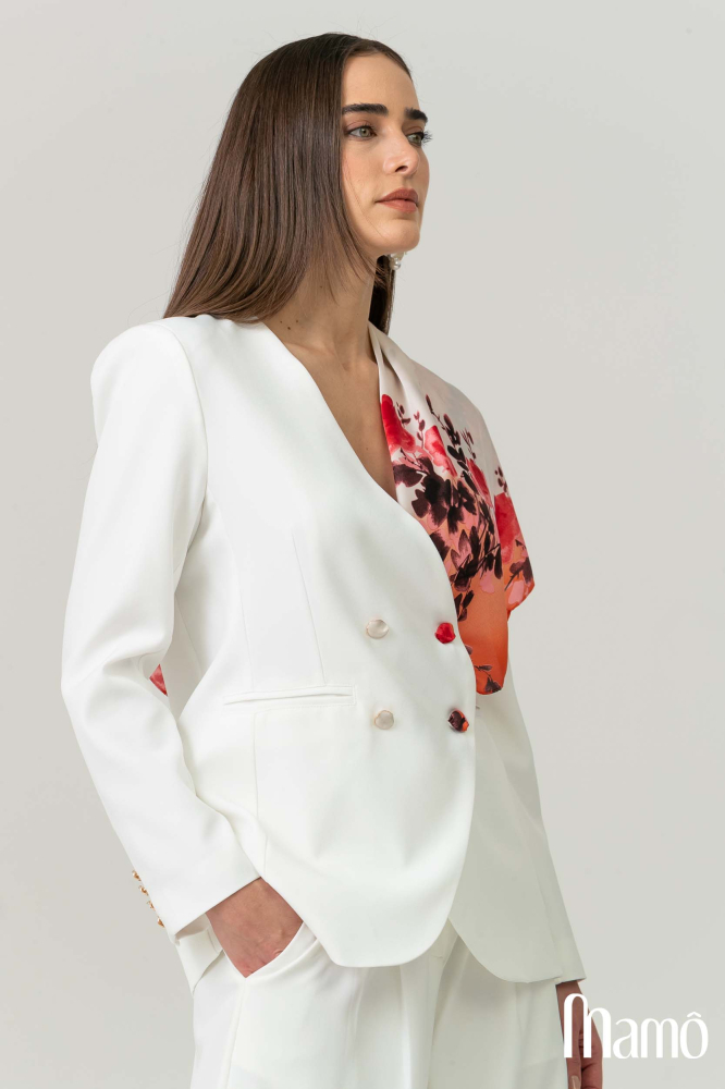 9038733 - Blazer Oversized Orgânico OFF-WHITE 9038733 - Blazer Oversized Orgânico OFF-WHITE