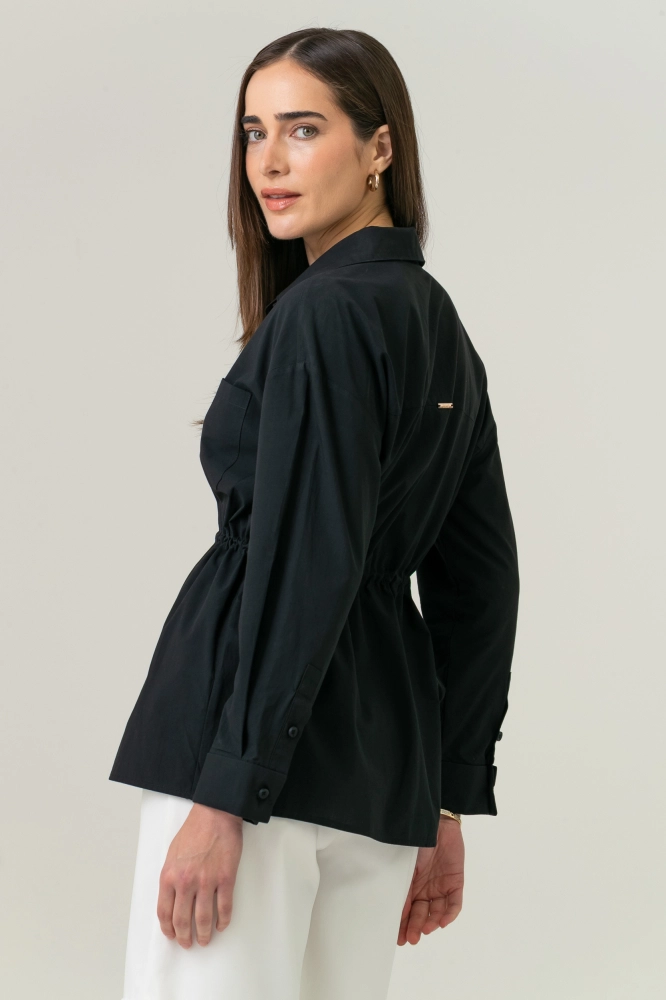 9038736 - Camisa Parka Com Túnel PRETO 9038736 - Camisa Parka Com Túnel PRETO - Imagem 2