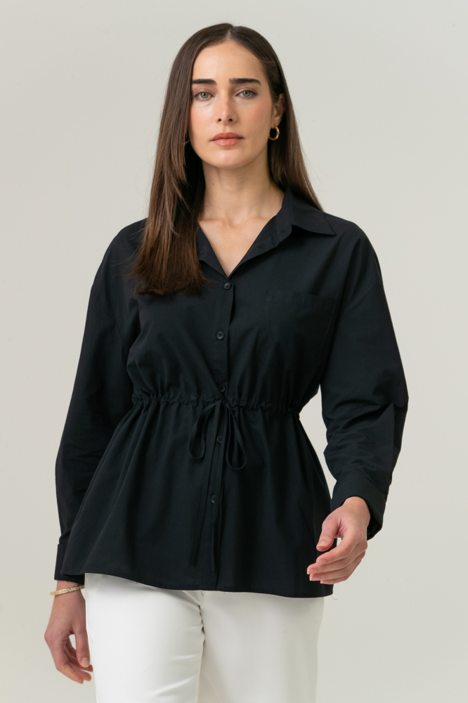 9038736 - Camisa Parka Com Túnel PRETO