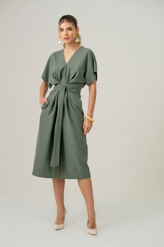 9038786 - Vestido Tech VERDE  - Imagem 1