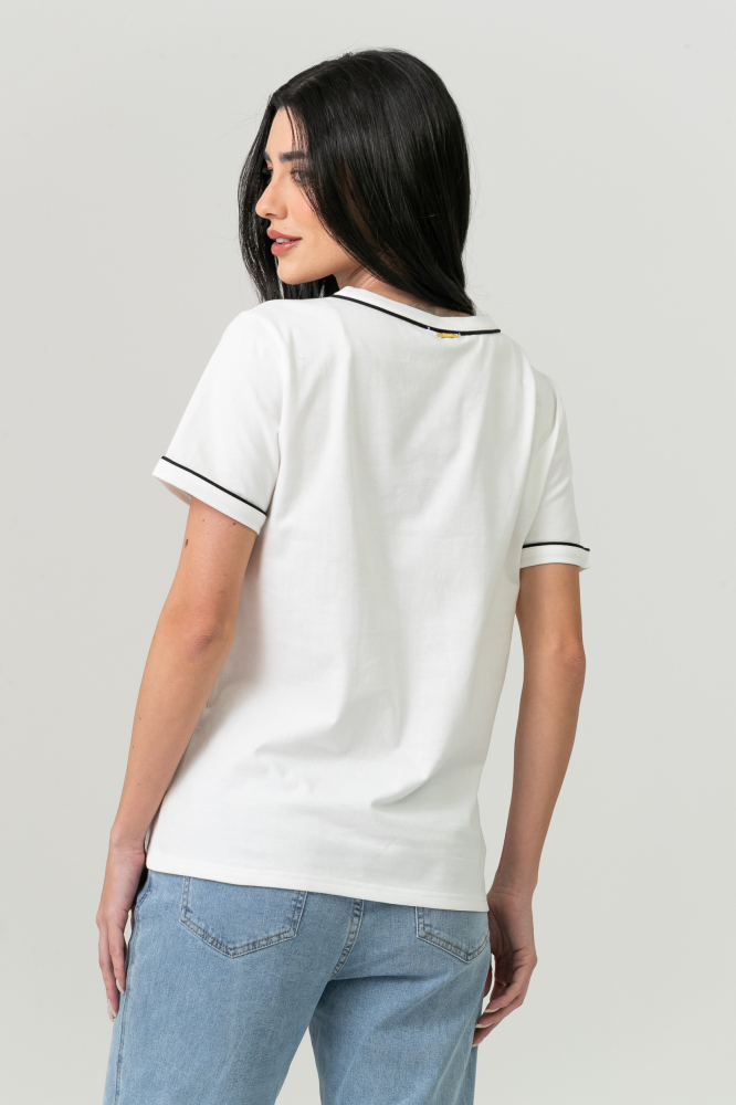 9038804 - Camiseta French Café OFF-WHITE
