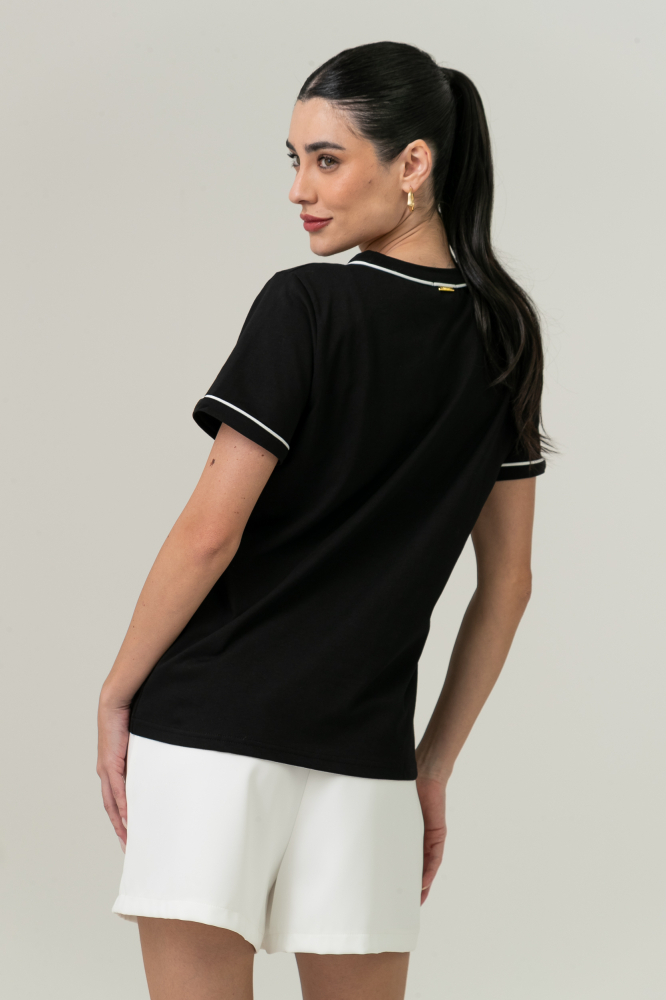 9038804 - Camiseta French Café PRETO 9038804 - Camiseta French Café PRETO