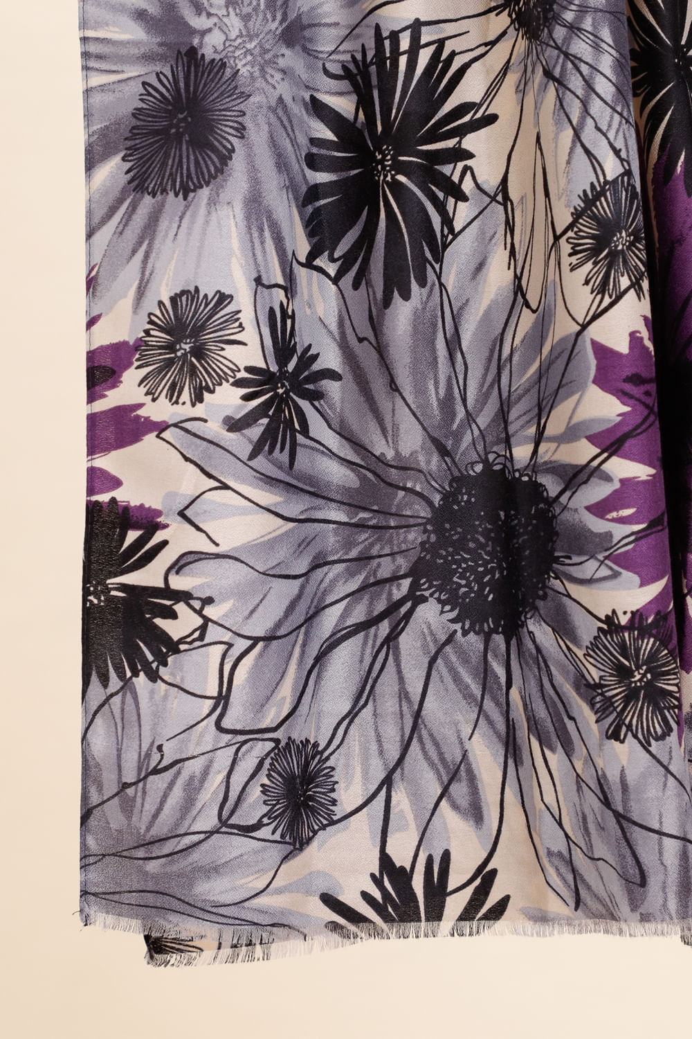 9030648 - Echarpe Floral ROXO 9030648 - Echarpe Floral ROXO
