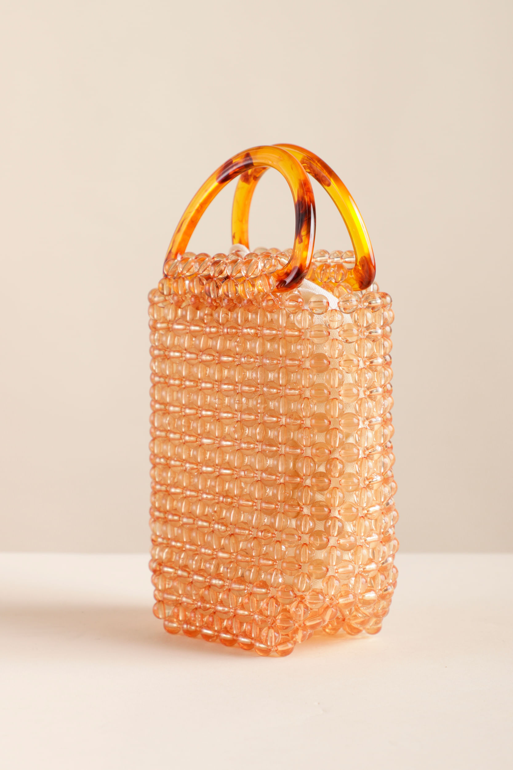 9033519 - Bolsa Miçanga Alça De Mão CARAMELO 9033519 - Bolsa Miçanga Alça De Mão CARAMELO