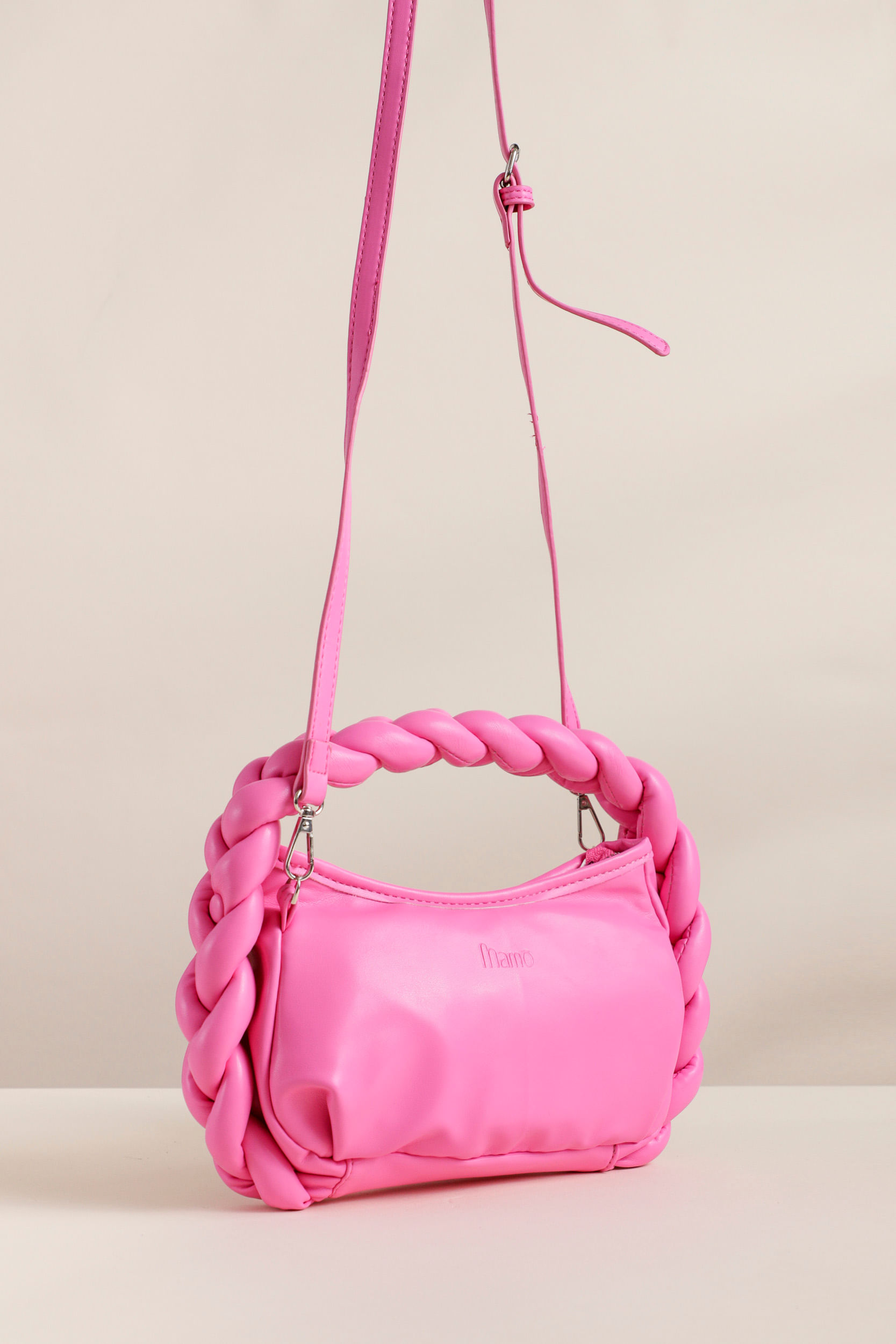 9033502 - Bolsa Trança Transversal   PINK