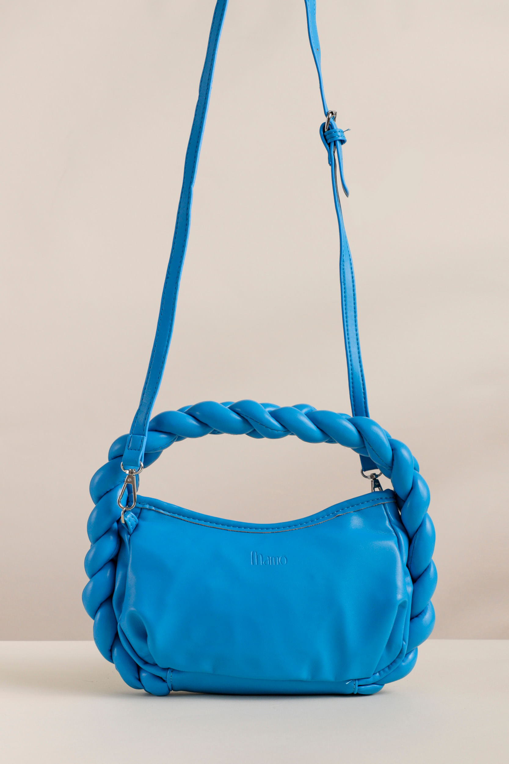 9033502 - Bolsa Trança Transversal   AZUL