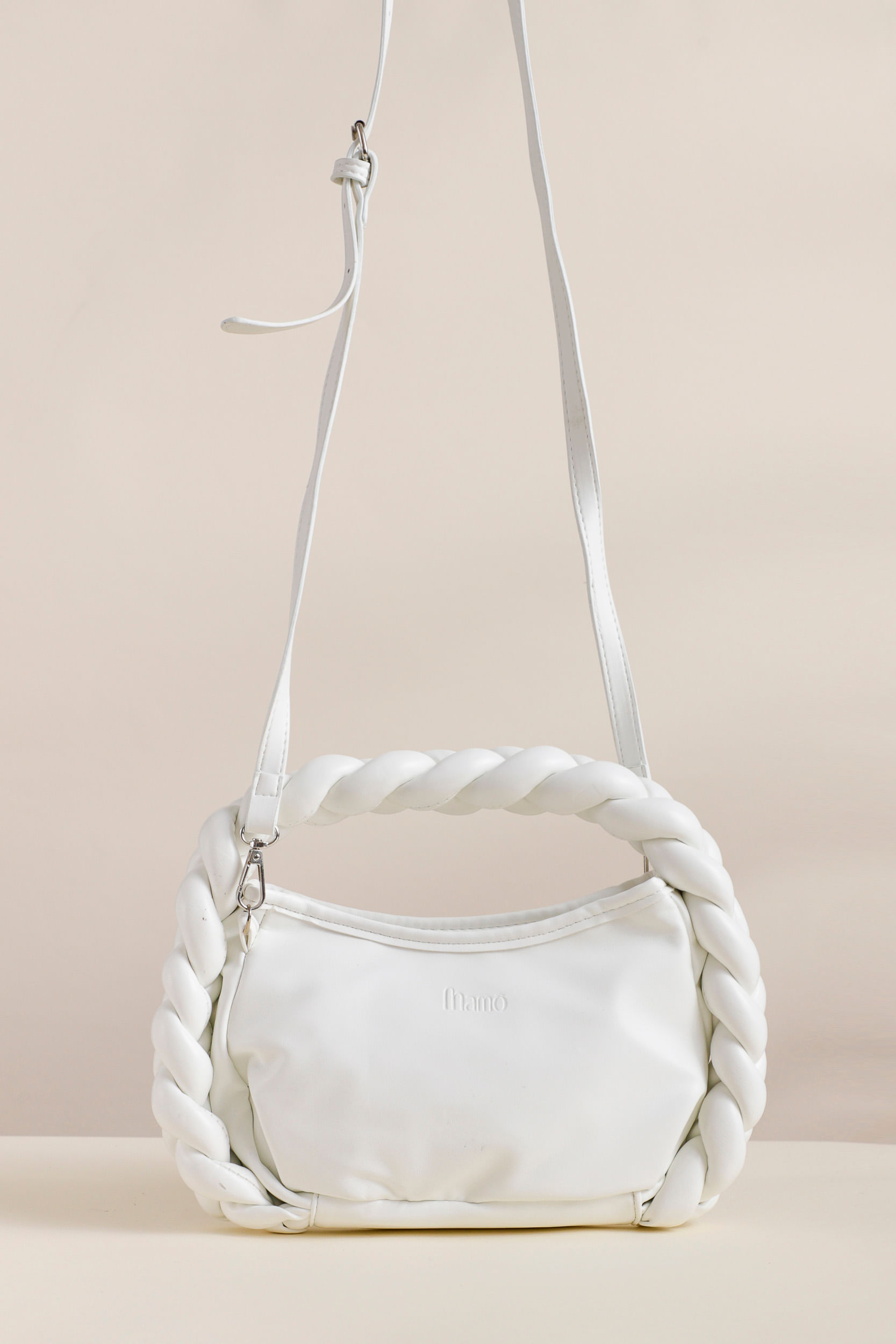 9033502 - Bolsa Trança Transversal OFF-WHITE 9033502 - Bolsa Trança Transversal OFF-WHITE