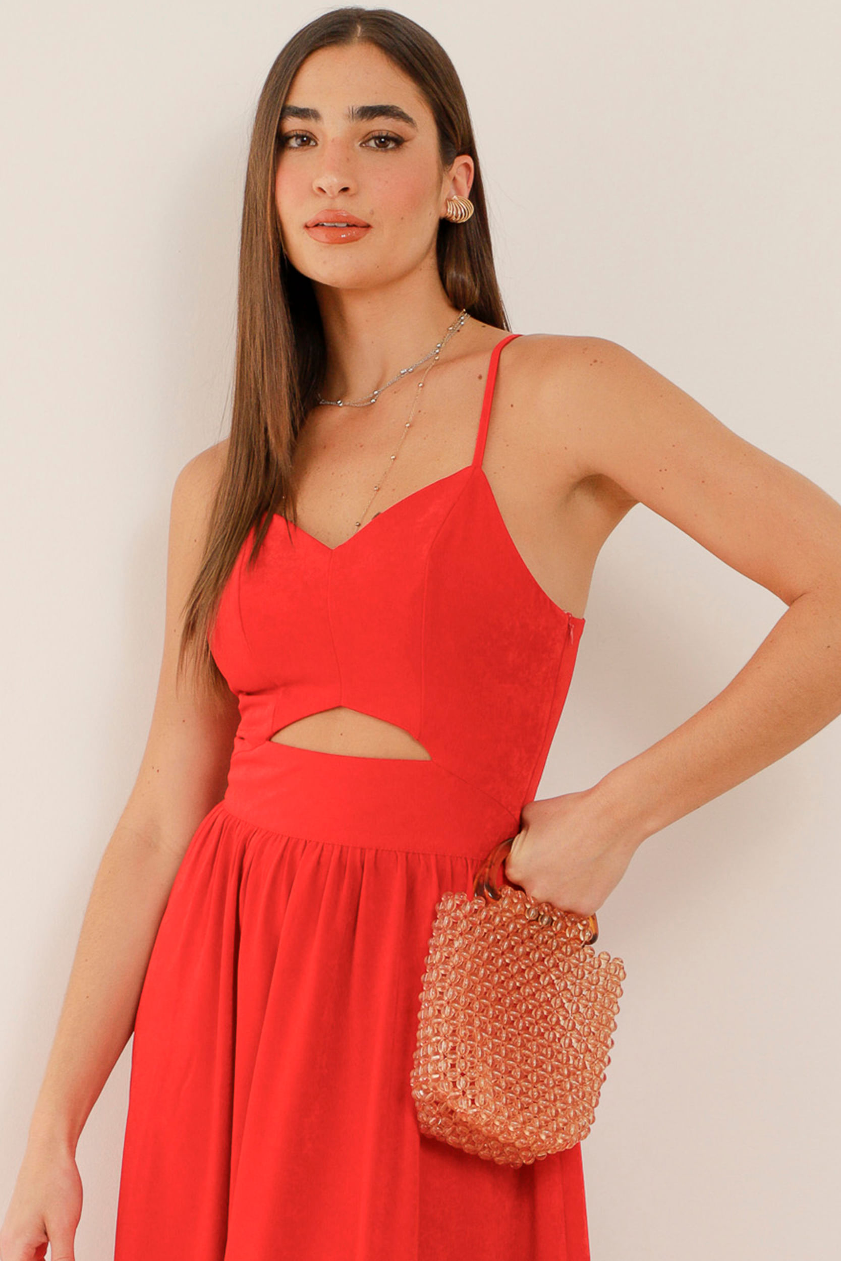9033519 - Bolsa Miçanga Alça De Mão CARAMELO 9033519 - Bolsa Miçanga Alça De Mão CARAMELO