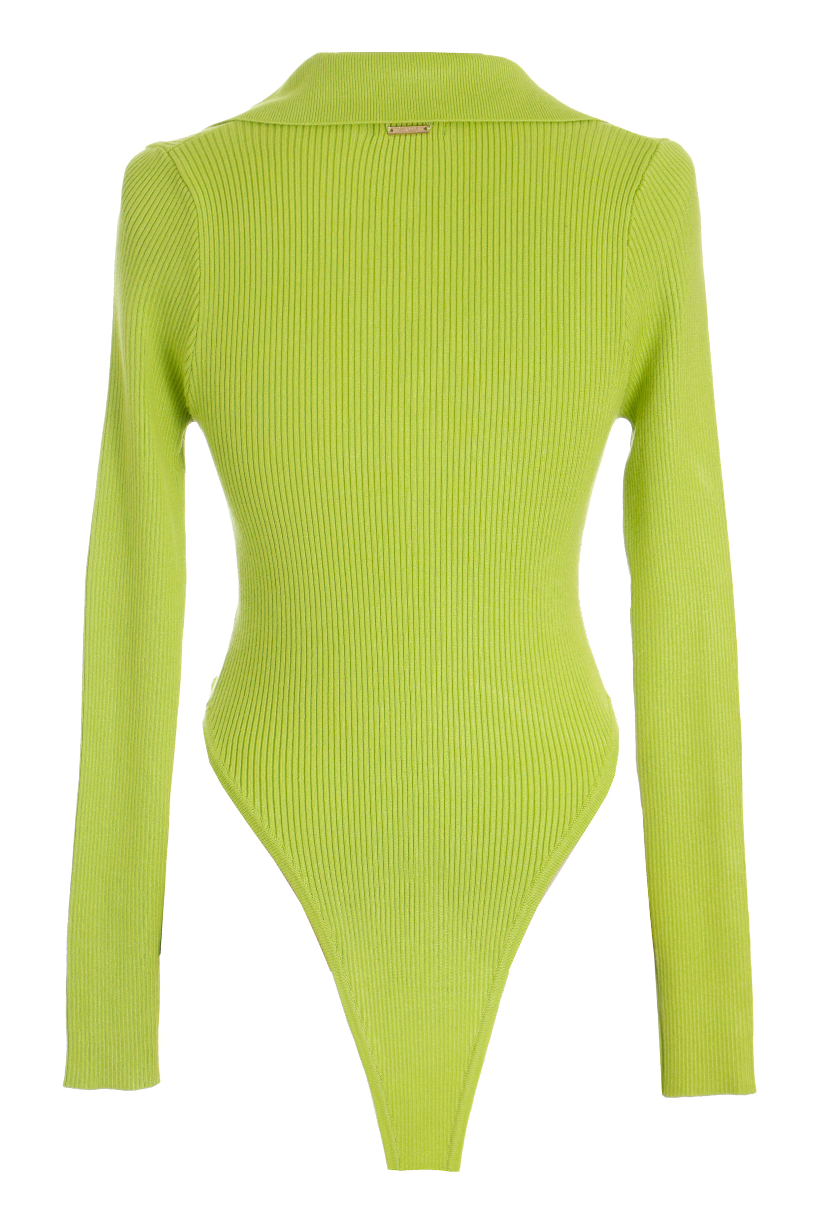 Body Manga Longa Cavado VERDE Body Manga Longa Cavado VERDE