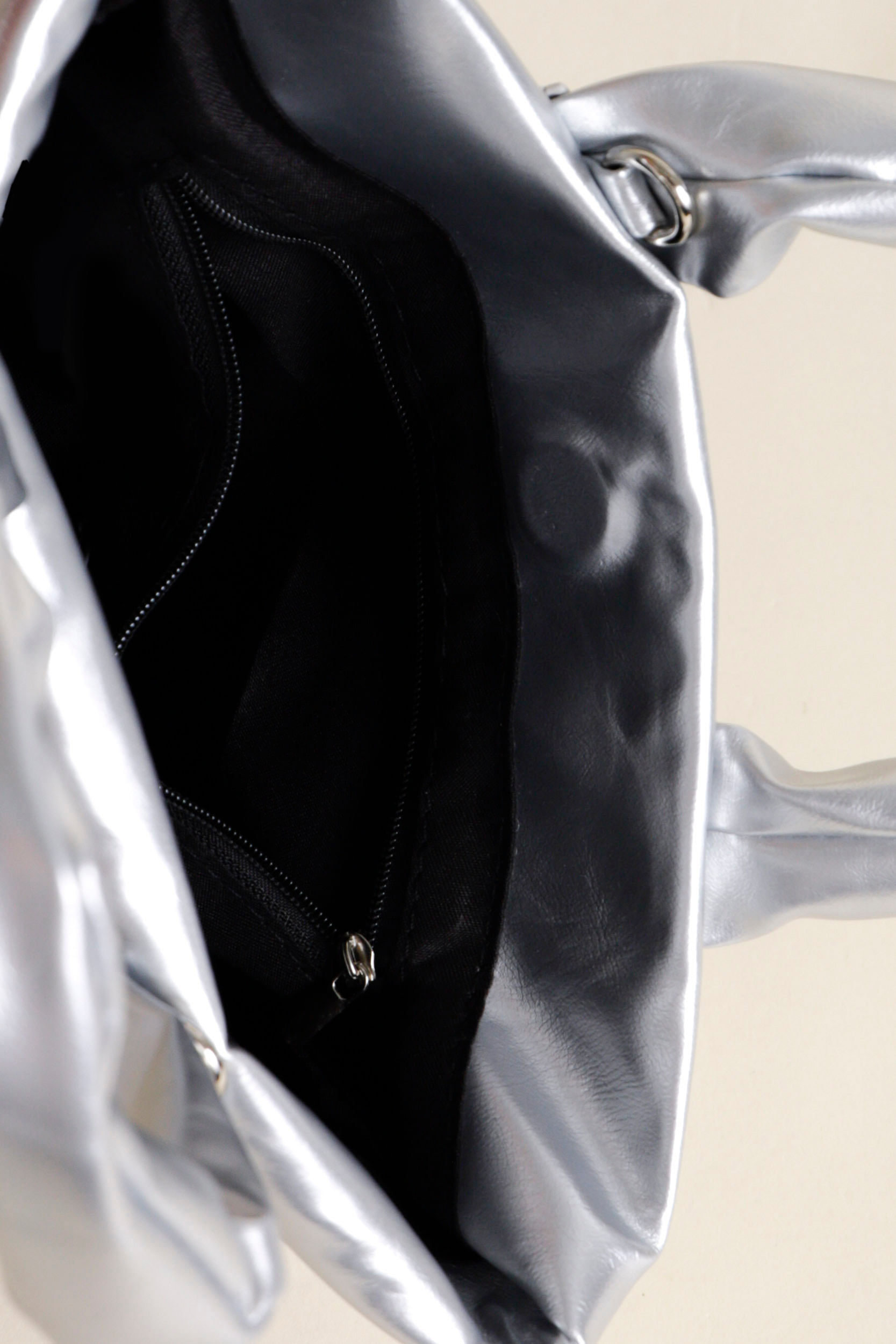 9034077 - Bolsa Tote Aplicação Brilho PRATA 9034077 - Bolsa Tote Aplicação Brilho PRATA