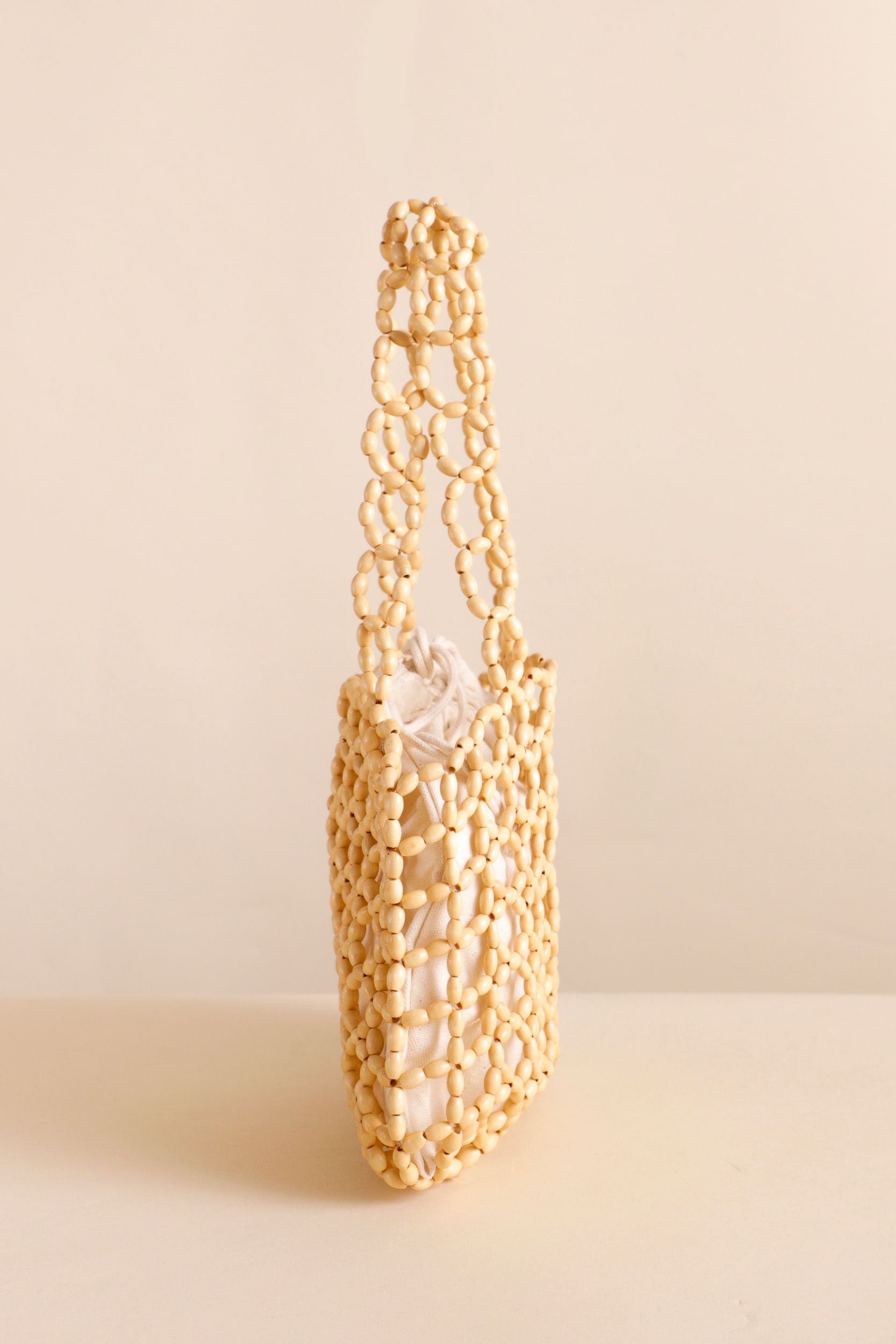 9033522 - Bolsa Miçanga Tote  NATURAL