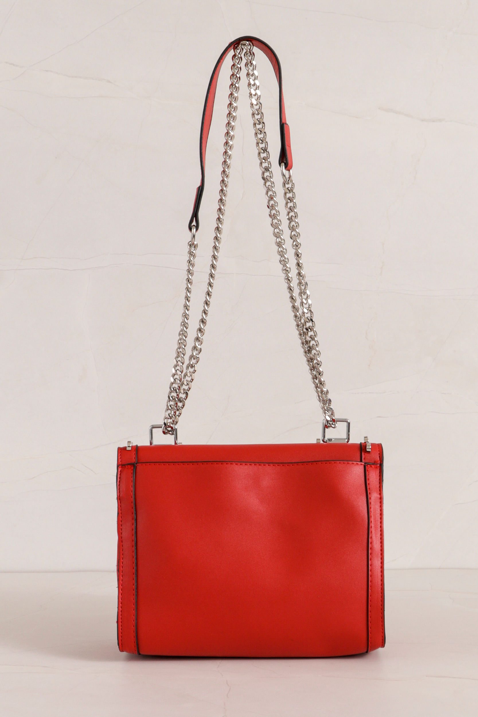 9034343 - Bolsa Flap Tachas Alças Correntes VERMELHO 9034343 - Bolsa Flap Tachas Alças Correntes VERMELHO