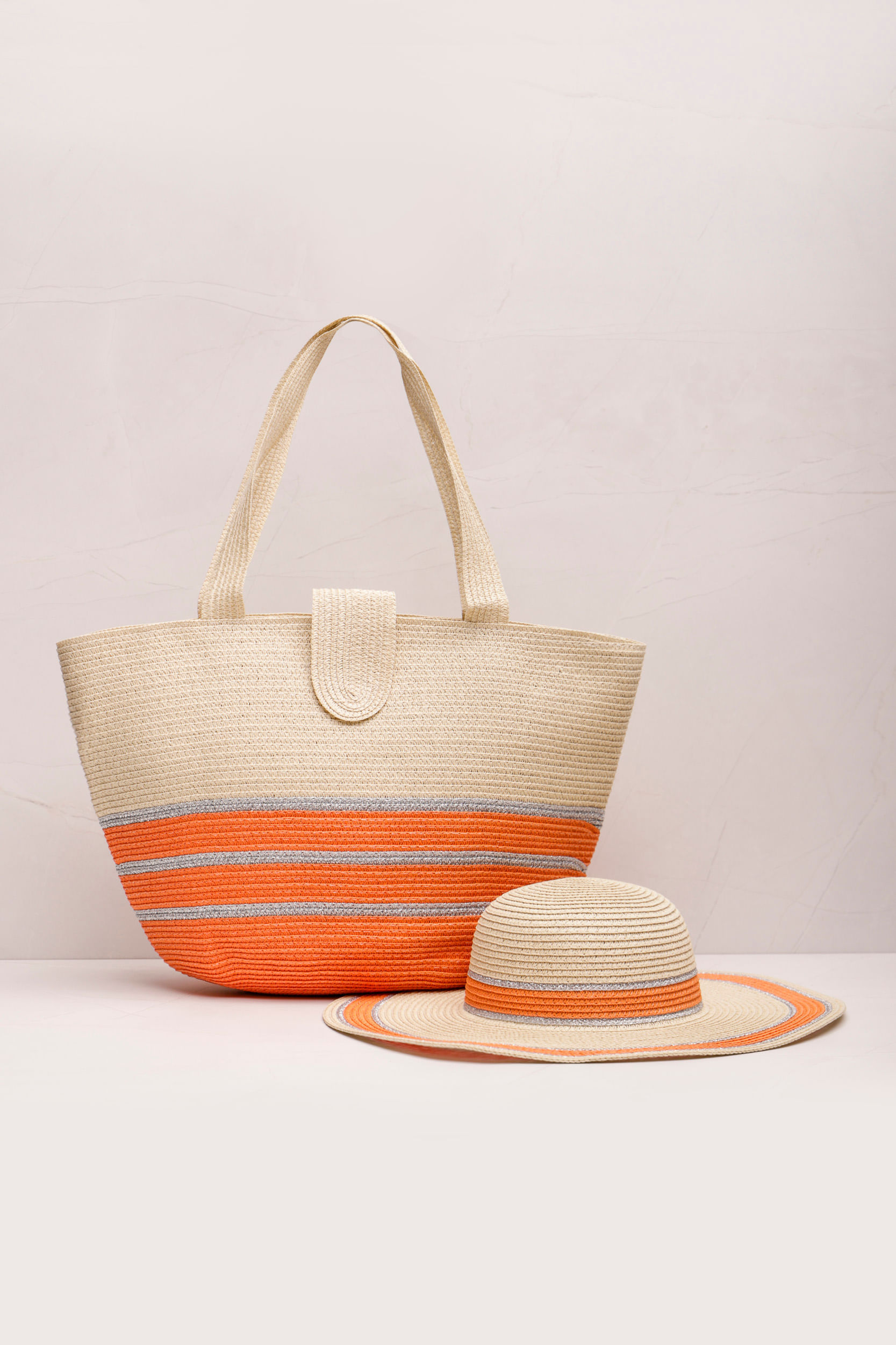 9034591 - Conjunto Detalhe Listra Color LARANJA 9034591 - Conjunto Detalhe Listra Color LARANJA - Imagem 1