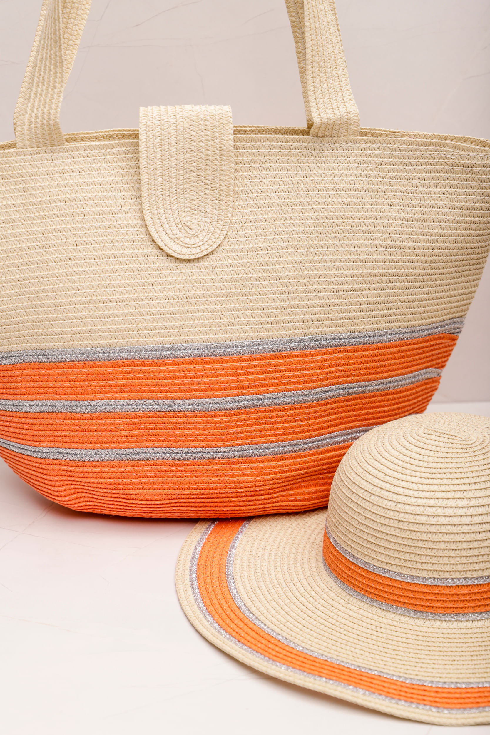 9034591 - Conjunto Detalhe Listra Color LARANJA 9034591 - Conjunto Detalhe Listra Color LARANJA - Imagem 2