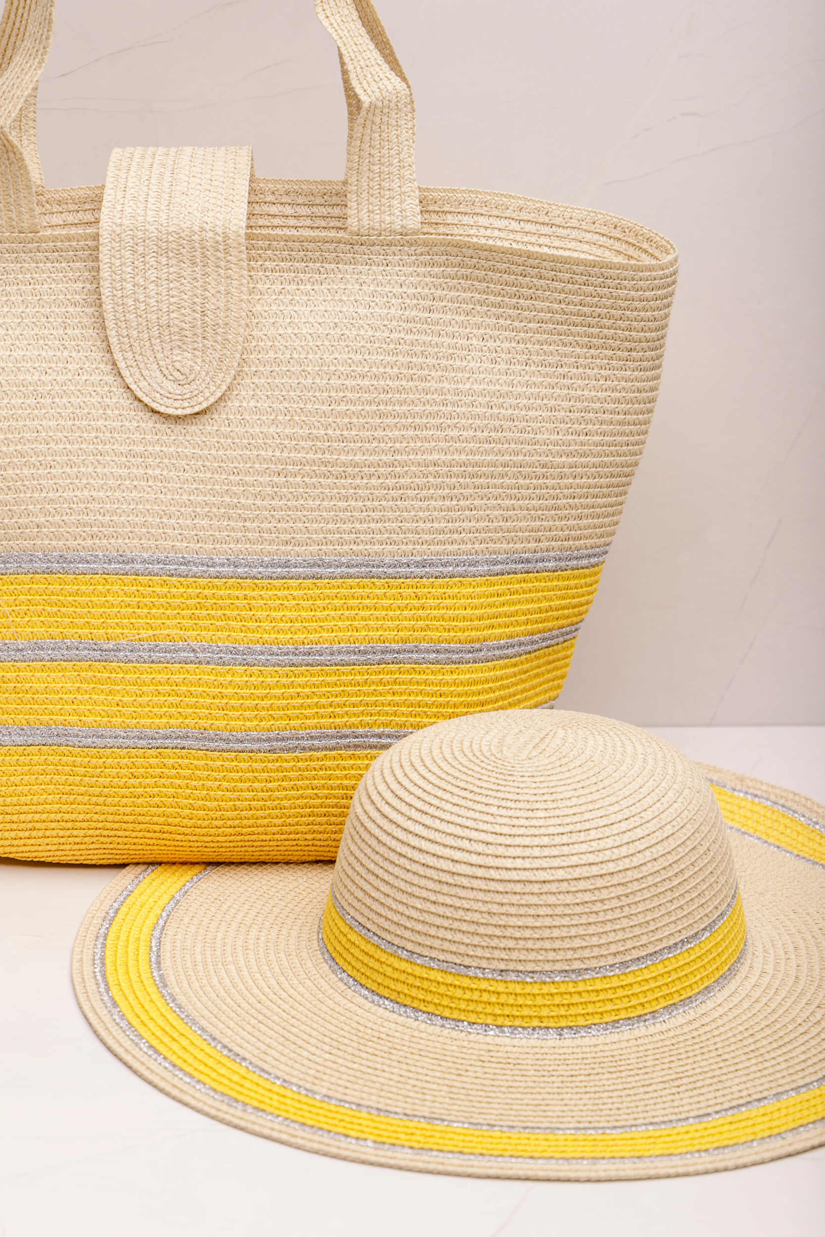 9034591 - Conjunto Detalhe Listra Color AMARELO 9034591 - Conjunto Detalhe Listra Color AMARELO