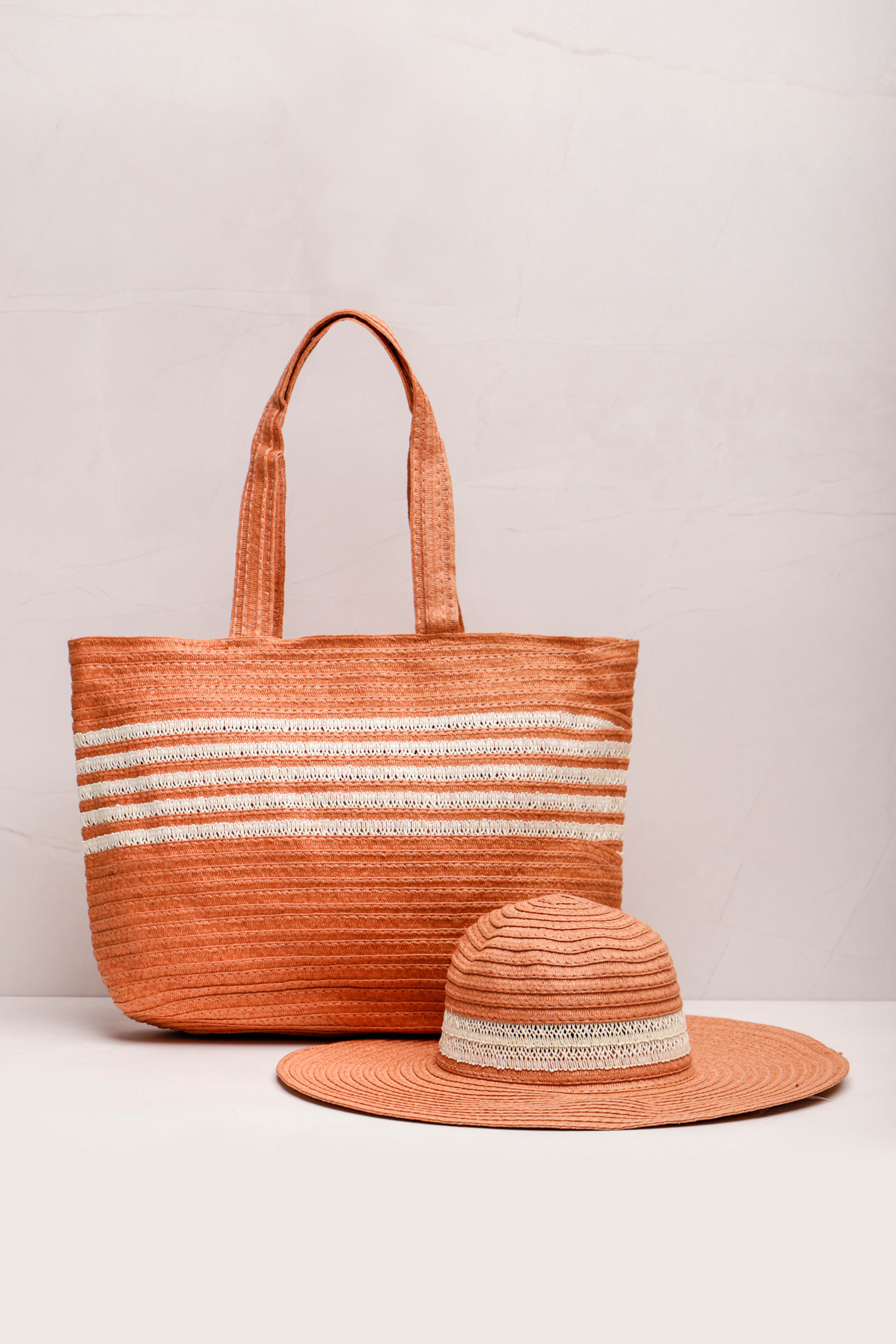 9034594 - Conjunto Detalhe Listras CARAMELO - Imagem 1
