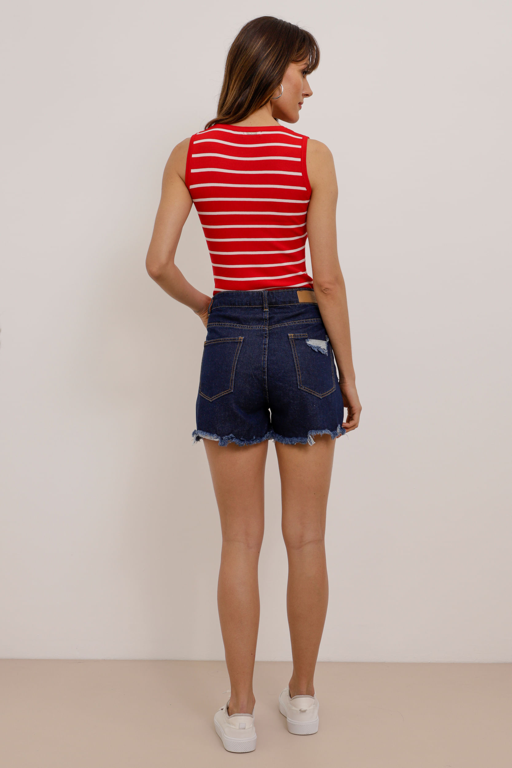 9033904 - Shorts Jeans Destroyed MARINHO 