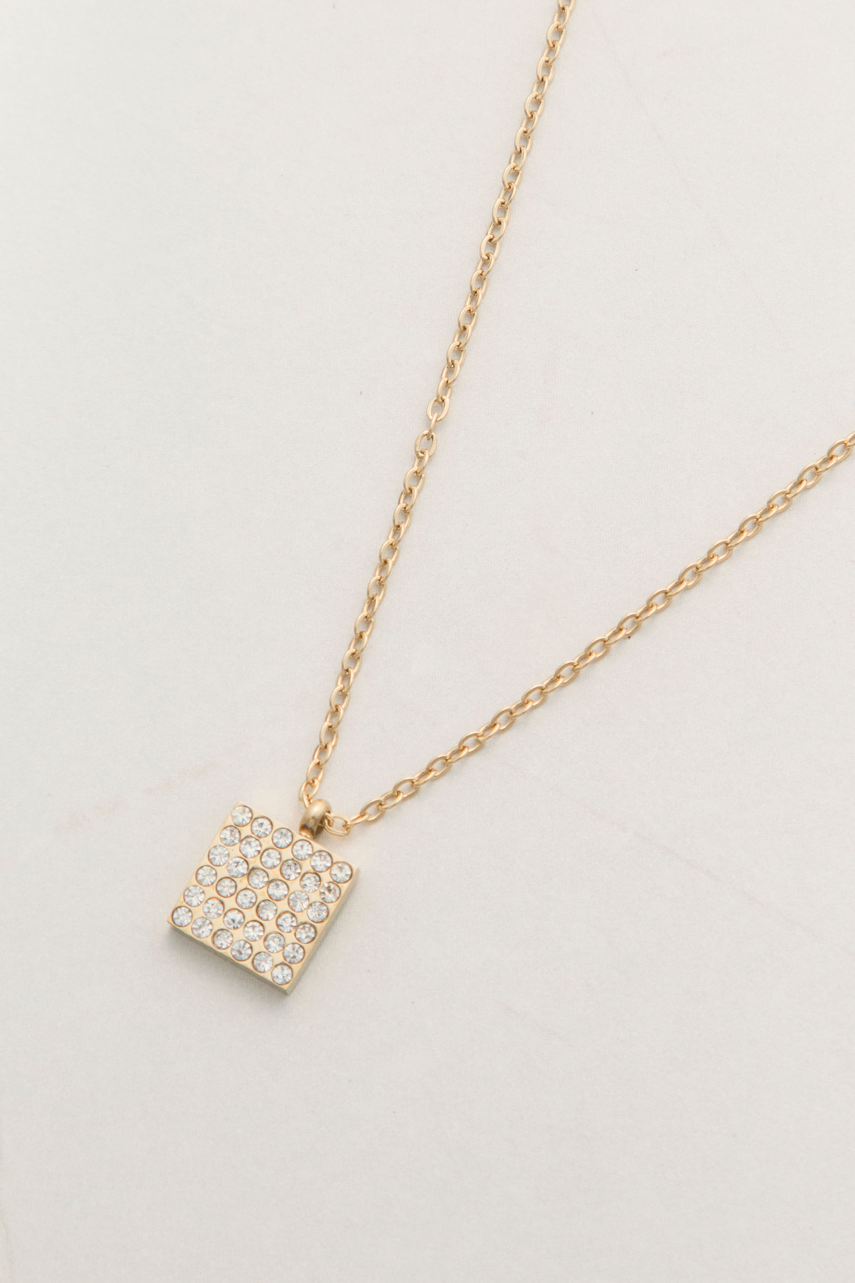 9034473 - Colar Pingente Strass DOURADO 9034473 - Colar Pingente Strass DOURADO
